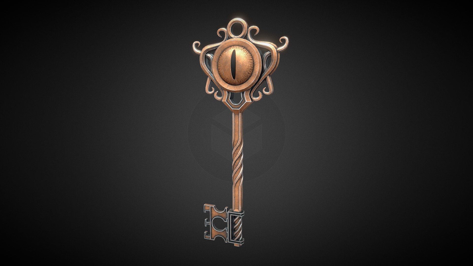 Key inspired by Resident Evil 4 remake. I recently played it and got the urge to make some kind of 3D model that could fit into the game 3d model