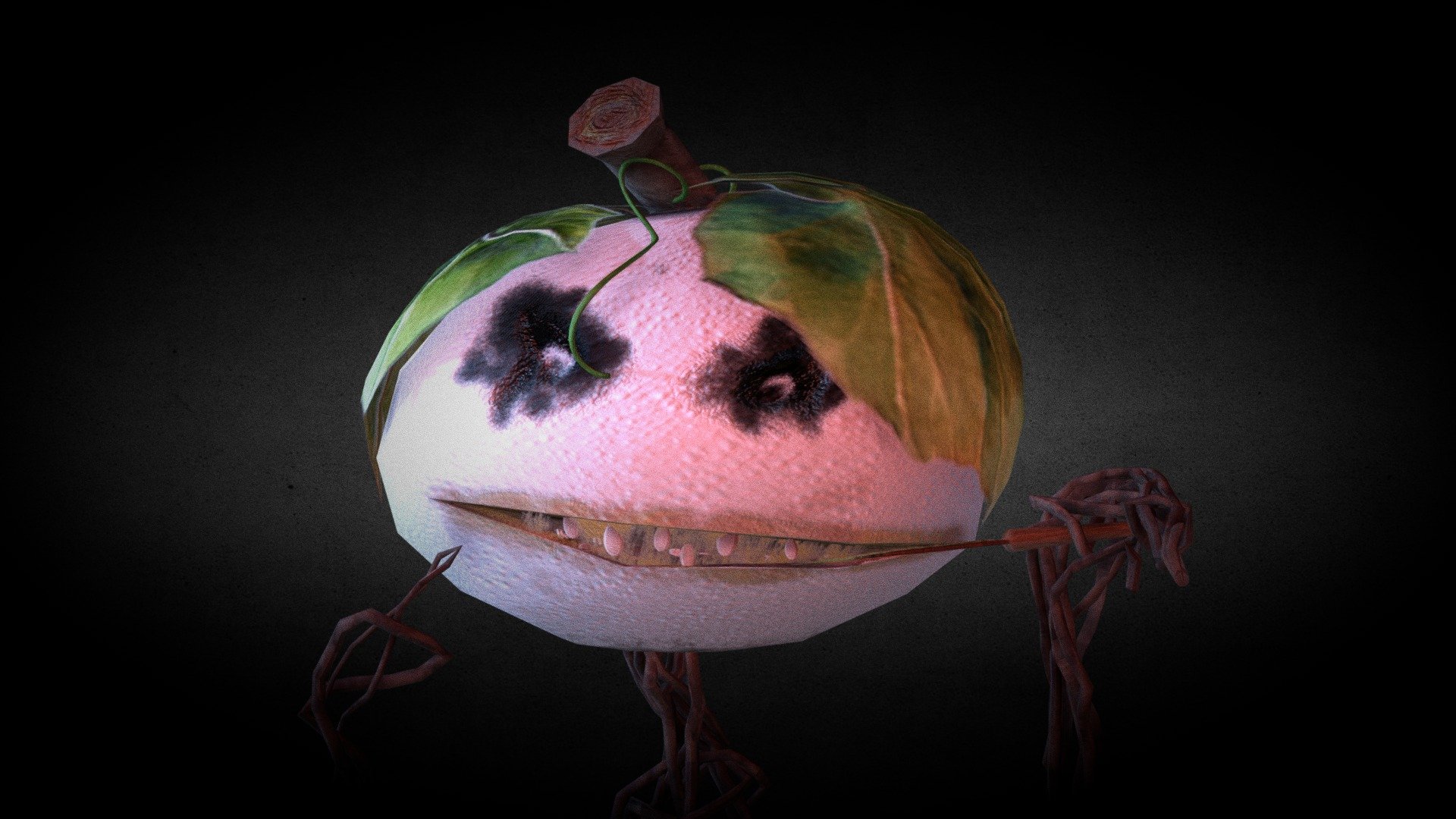 Happy Halloween 2019 everyone ! - Let me put a smile on this face ! - Pumker - 3D model by Caturegli David (@CopycatDesign) 3d model
