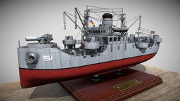TOY Cargo_Ship class Liberty toon, cargoship, ship, toy-model, liberty-class
