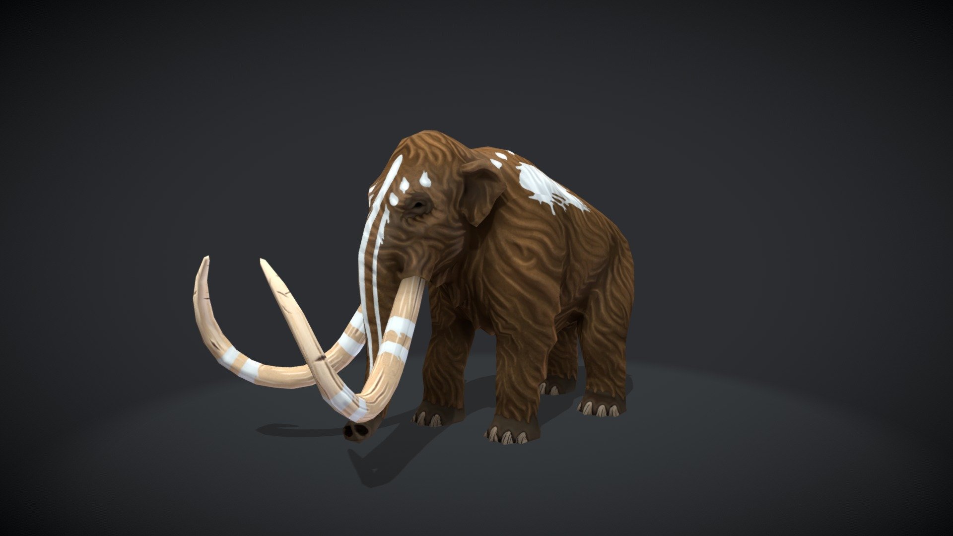 Several characters I rigged and animated for the game Warparty, a stone age RTS developped by the belgian studio Warcave.

Here is the Mammoth, the large unit of the Vithara faction.


Story - 
The Vithara Tribe led by the Sage is connected to nature. This proximity removes dinosaurs' aggressiveness and allows the faction to convert them to their cause while focusing on speed and row numbers to overwelm their opponents.
 - Mammoth - Warparty - 3D model by Charlotte Crouzet (@CharlotteCrouzet) 3d model