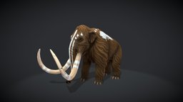Mammoth videogame, rts, mammoth, stoneage, rts-game, warparty, 3d, animation