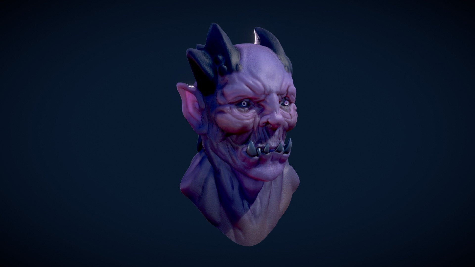 Concept, model and textures made by me! This is my first sculpt in 2 years.

I’ve been working on this model on and off for about 2 weeks 3d model