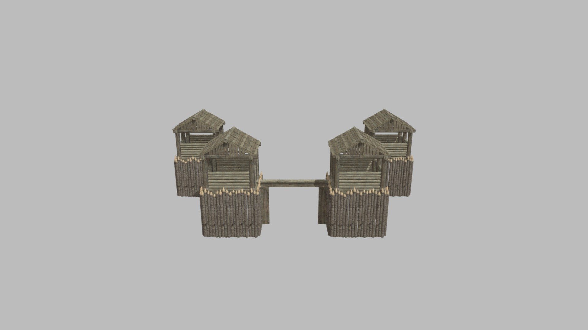 Palisade gate asset from my personal game project.

Palisade: https://sketchfab.com/3d-models/palisade-c88f57eb0d734484b010c3f170e48d4a - Palisade Gate - 3D model by Pechacek (@pechy.v) 3d model