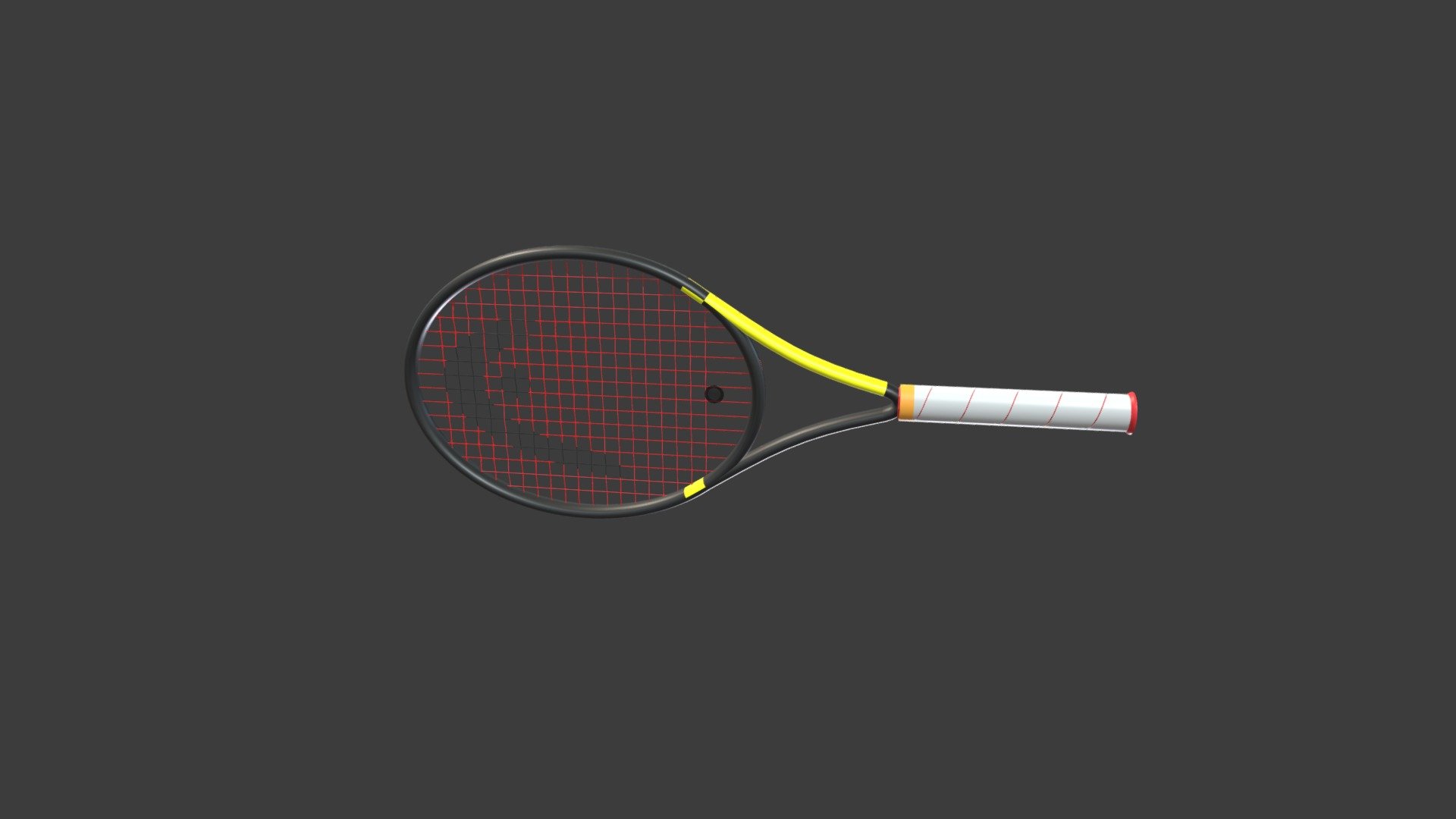Tenis racket 3d model - Tenis racket - Download Free 3D model by 3DDomino 3d model