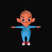 Baby Boy (Dominic) sculpt, caricature, digital3d, cartoon, art, characters