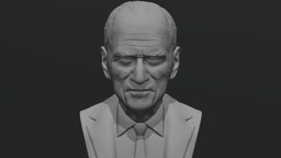 Prince Philip bust for 3D printing
