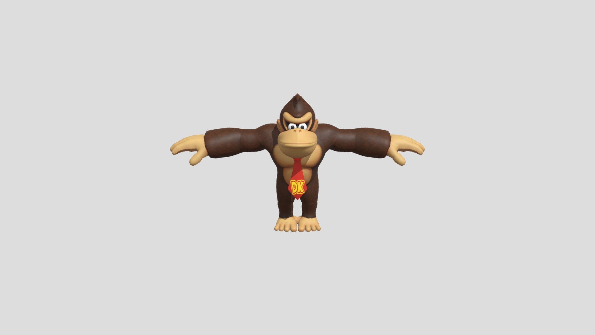 Donkey Kong - Download Free 3D model by Logan (@loganxerons) 3d model