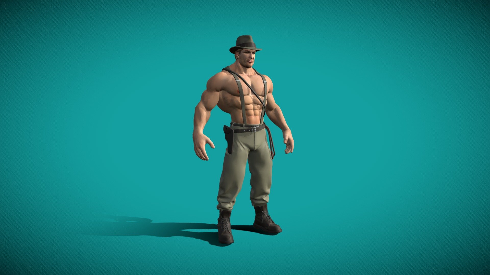 Indiana Jones - Indiana- Jones - 3D model by patokali (@patokaliuno) 3d model