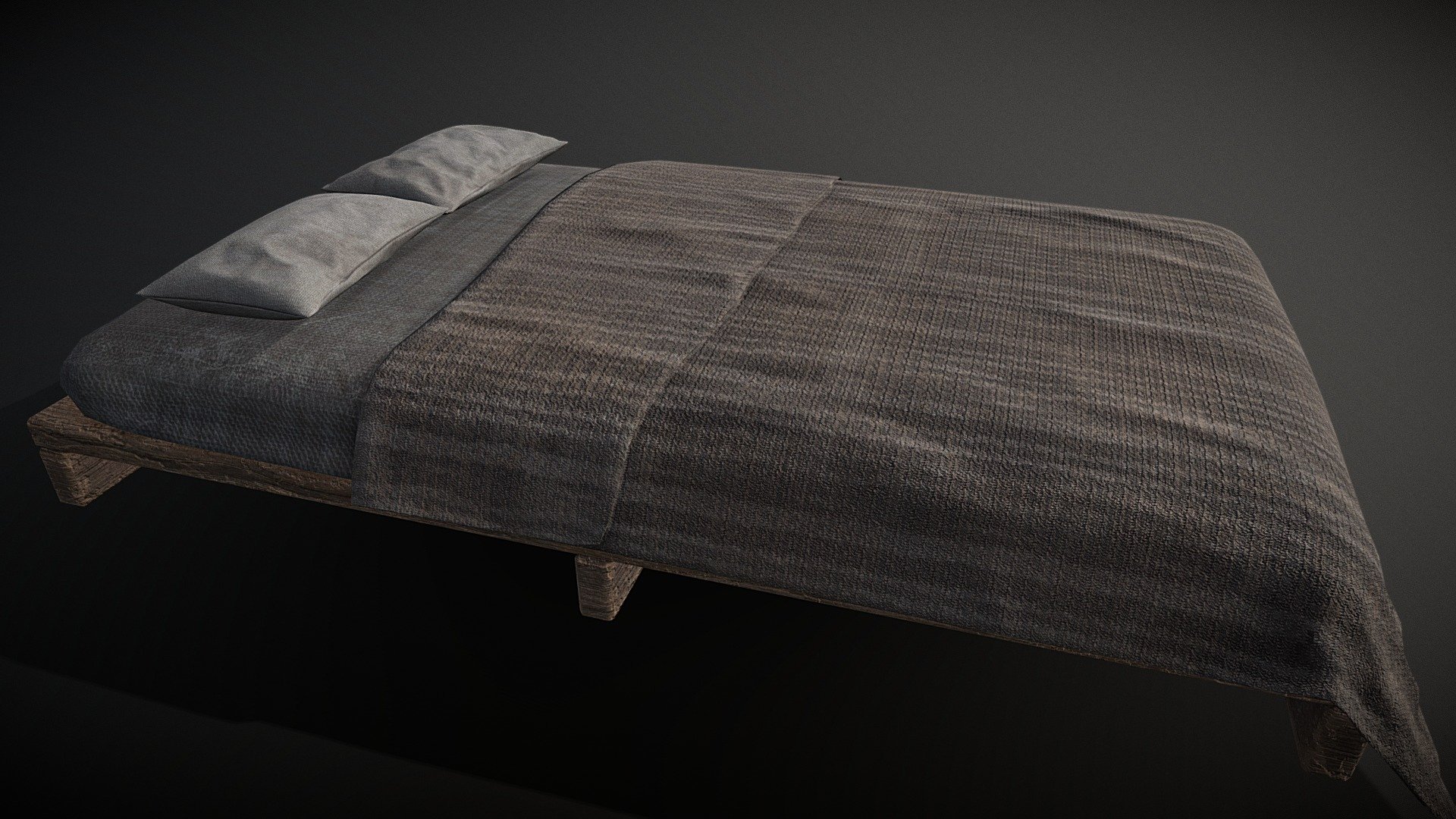 Viking Home Floor Bed 3D Model PBR Texture 4K FBX - PNG - Viking Home Floor Bed - Buy Royalty Free 3D model by GetDeadEntertainment 3d model