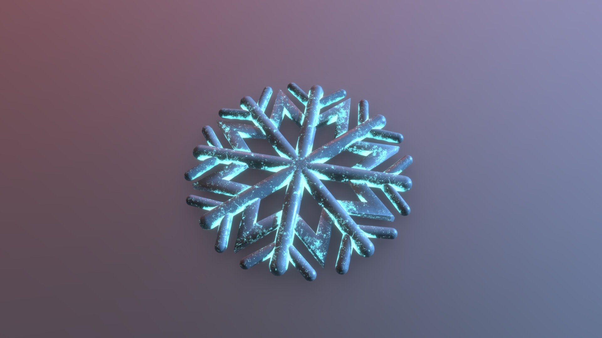 Snowflake | 17 #3December 2018 Modeled in 3DsMax and texturized in Substance Painter 3d model