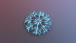 Snowflake | 17 #3December 2018 snowflake, 3december, substancepainter, substance, 3dsmax, 3december2018, 3december-snowflake