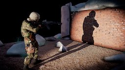 We are killing ourselves scene, one, m4, shadow, soldier, scenery, desert, state, peace, politician, wars, united, lightning, states, politics, idle, weapon-3dmodel, weapon, texture, poly, animation, war, light