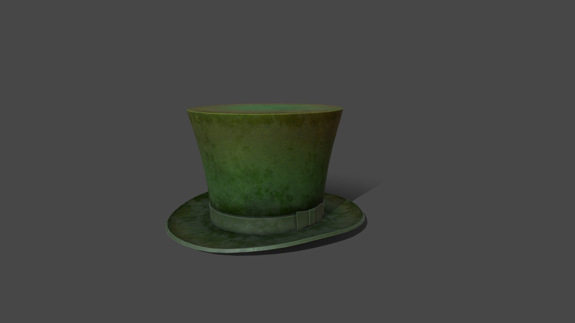 Simple top hat model used as a set dressing 3d model