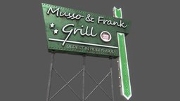 Musso & Frank Restaurant Signage food, restaurant, frank, signage, classic, sign, newyork, grill, old, city, building, musso