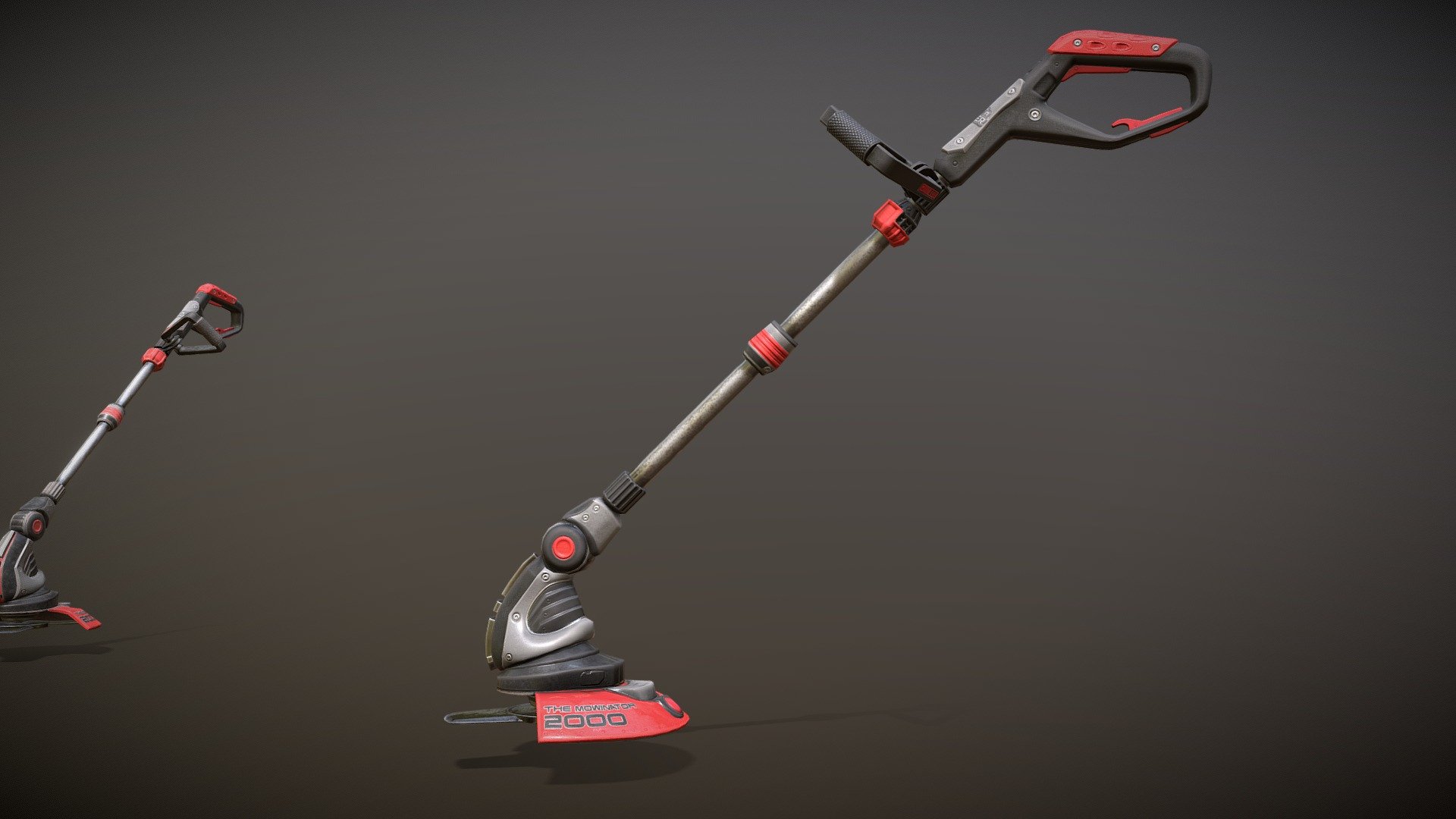 One of the tools used in RollerCoaster Mechanic game by Forestlight studio.

The Mowinator 2000 is a multipurpose heavy duty lawn mower/bush trimmer capable of mowing down green and twigs and occasionally zombies ;) A model with an example operation animation and four sets of textures (clean and dirt dependent on surroundings). 

You can see games steam page here: https://store.steampowered.com/app/1280660/Rollercoaster_Mechanic/ If you want to track game development add Rollercoaster Mechanic to a wishlist on its steam page.

Other game trailers and annoucments from the publisher on: https://www.youtube.com/channel/UCNfDkzrtQGI6sYTEgs-frMw

You can find me on: https://www.artstation.com/ravgfx - The Mowinator 2000 - 3D model by RavGFX 3d model