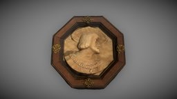 Medallion with the bust of Charles V jewelry, 3dscanning, king, religion, europe, alabaster, photogrammetry, royal