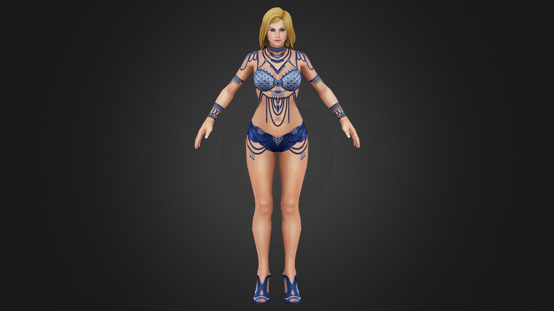 Ceyda Swimsuit - 3D model by Dimac 3d model