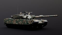 K1A1 Main battle tank tank, military-vehicle, military, k1a1