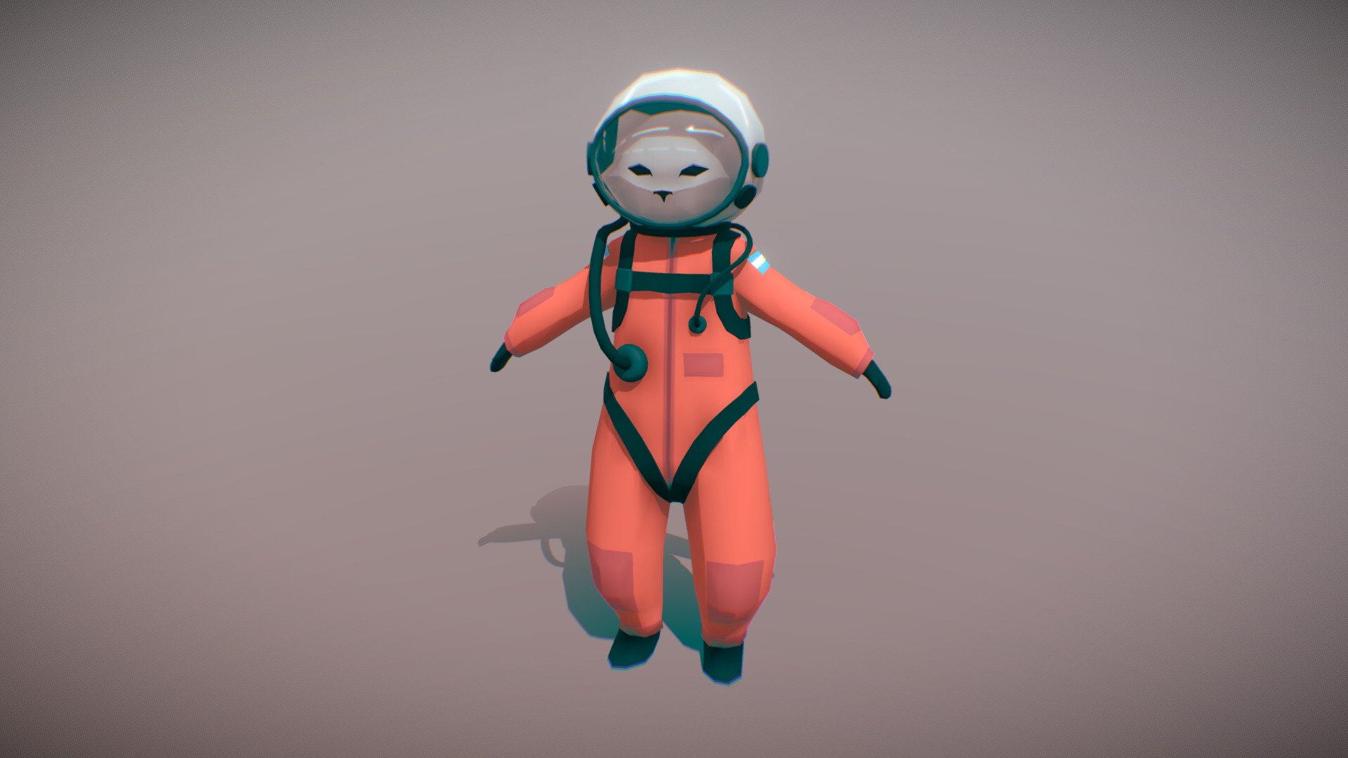This is a character I've made for my game entry on the Epic MegaJam 2019, a gamejam hosted by Epic Games, in wich participants had to make a game based on a given theme in seven days using the Unreal-game-Engine. On top of this, there was a modifier category called Space Cats, for the best game incorporating &ldquo;Space Cats