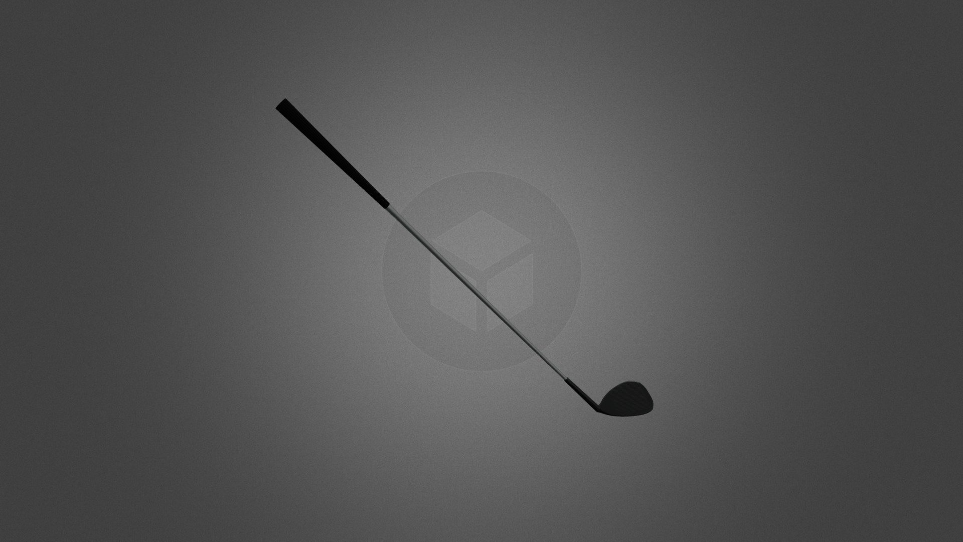 one of my first hard surface models - Hard surface model - 52° Wedge golf club - 3D model by ryanogrady 3d model
