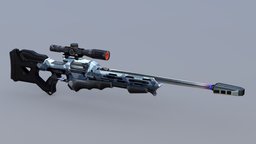 Sniper Sci-fi sniper, sniperrifle, sniper-rifle, weapon, weapons, gun, guns