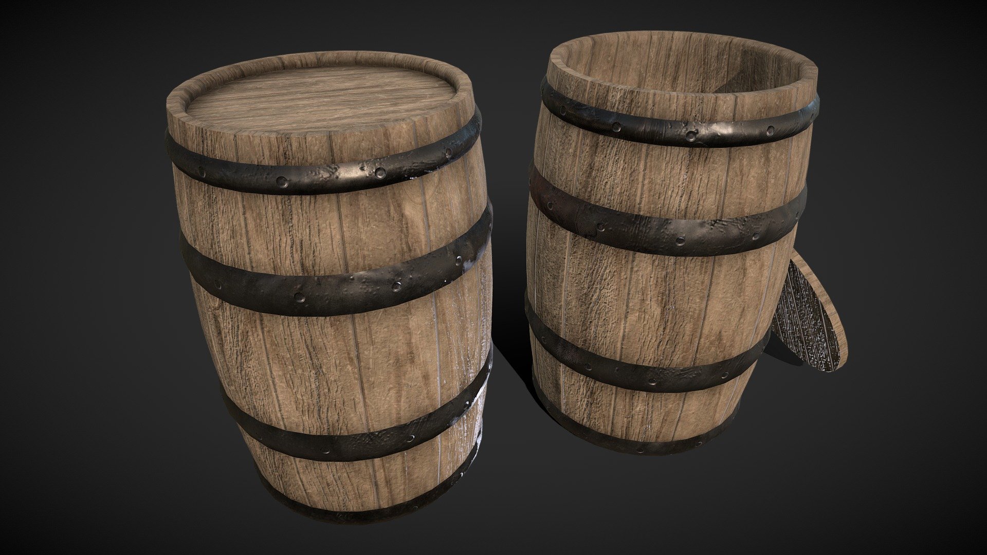 4k textures (unity5 and unrealEngine4).

Total polys: 1766.

Total verts: 1856.

Unity5 textures: Albedo-Transparency , Metallic-Smoothness , Normal.

UnrealEngine4 Textures: Base-Color , Normal , Occlusion-Roughness-Metallic.

Fbx and Obj files 3d model