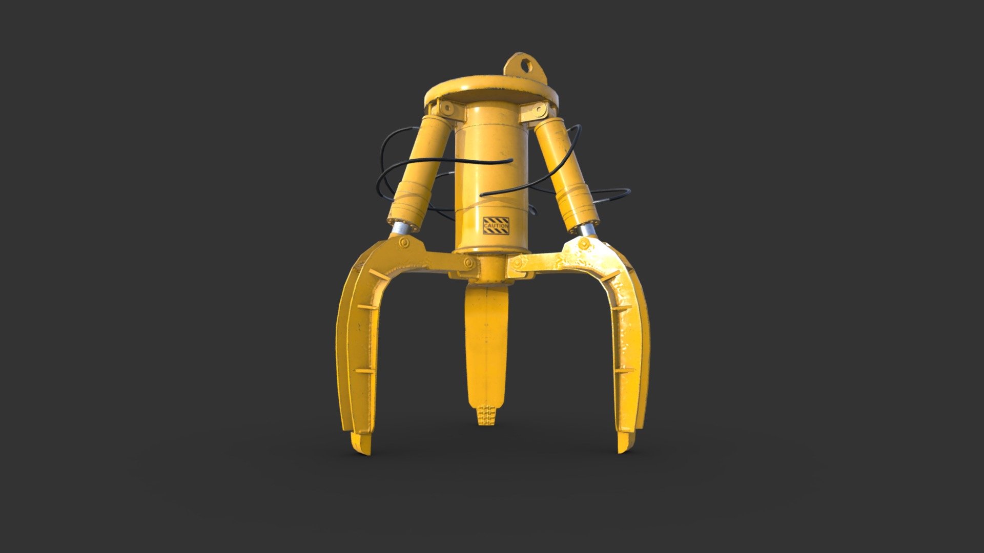 Hydrolic excavator made with Blender and textured on Substance Painter. 
The model is in low polygons and PBR ready for game 3d model