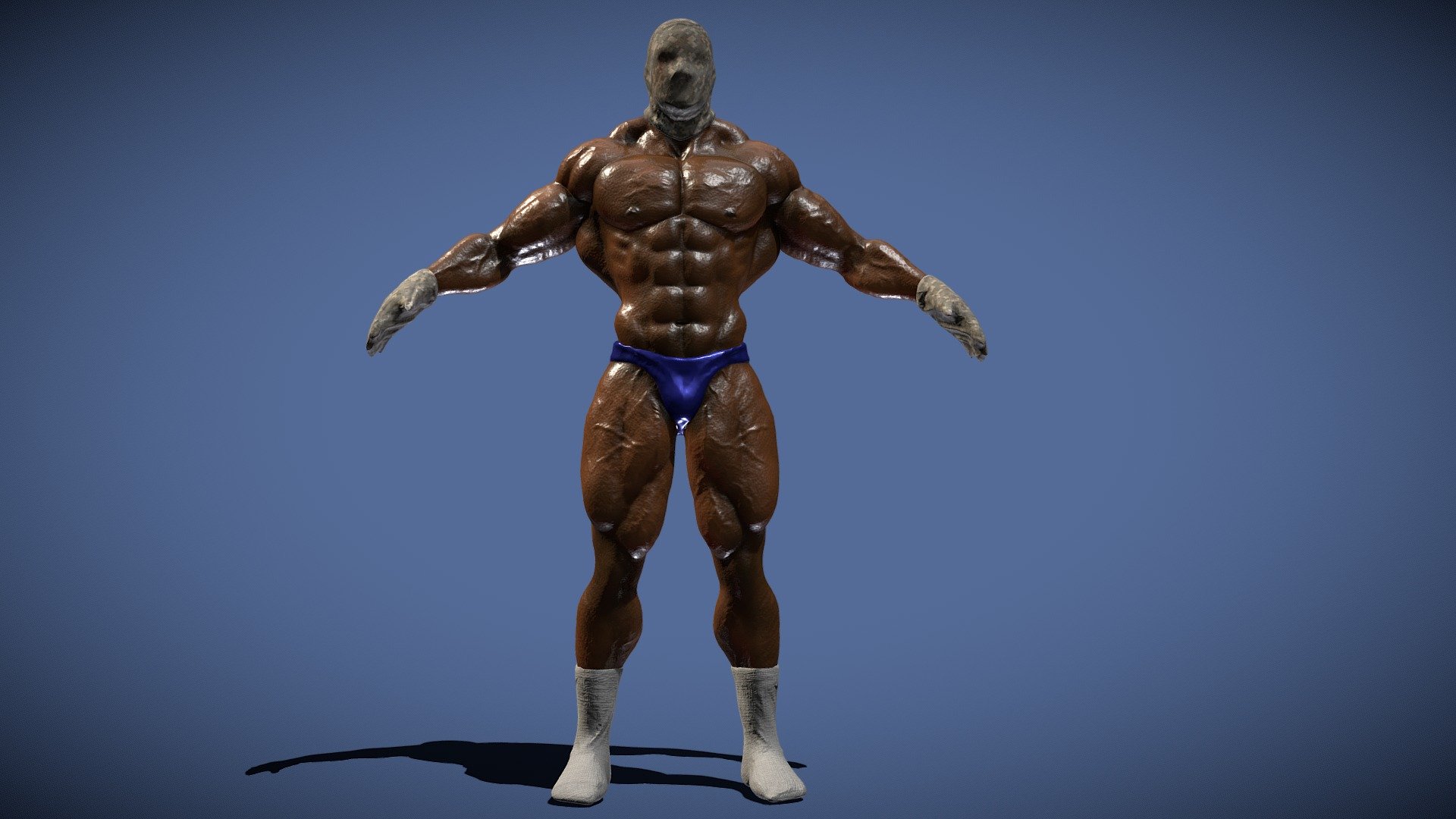 This asset was modelled in maya and textured in Substance painter. To see more Work please visit my instagram profile : https://www.instagram.com/art.rajat/?hl=en Stay tuned for more exciting upcoming 3D models .... or feel free to suggest what you want to get next :D - Bodybuilder - Buy Royalty Free 3D model by rajatnidaria 3d model