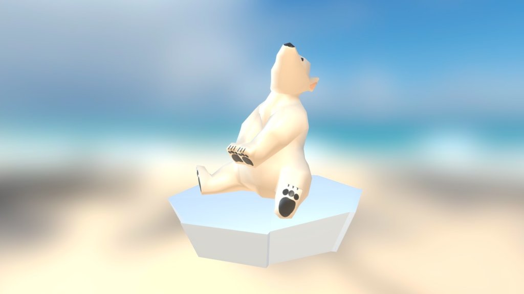 Polar Bear in progress to an interactive Inphografic - Polar - Download Free 3D model by n3reu 3d model