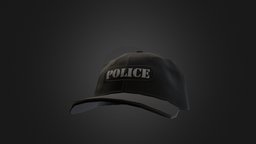 Polce hat police, hat, wear, substancepainter