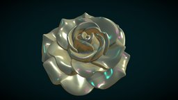 Rose bass-relief plant, flower, mold, six, rose, relief, nature, floral, charm, botanical, petals, art, bass-relief