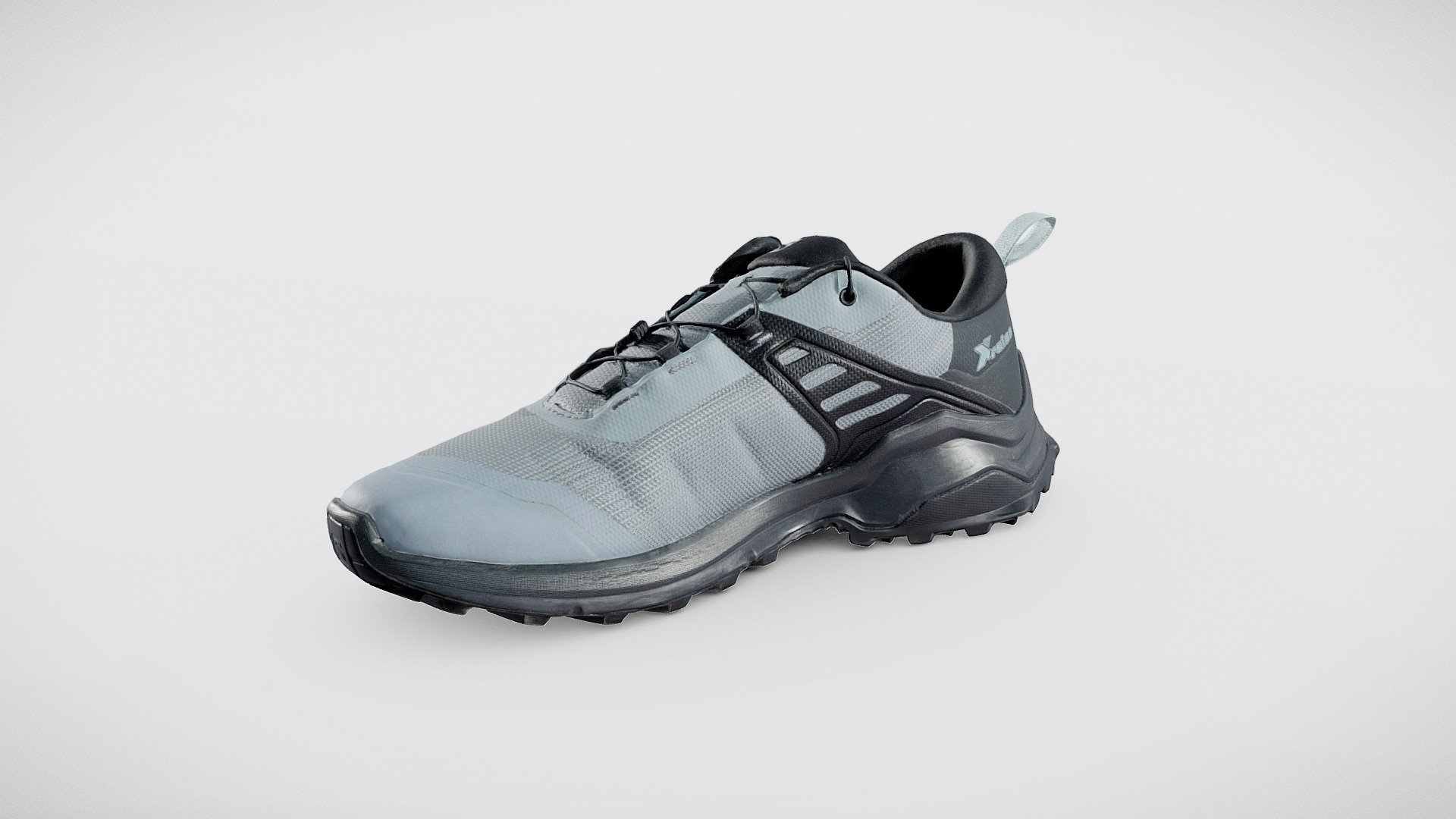 Salomon Men's X RAISE Hiking 

The Salomon X RAISE hiking shoe features a modern, athletic look &amp; is designed with features to support stability, comfort, &amp; performance so no matter the trail, you can go the distance.

32.0 x 11.4 x 12.2 cm (116 micrometers per texel @ 4k)

Scanned using advanced technology developed by inciprocal Inc. that enables highly photo-realistic reproduction of real-world products in virtual environments. Our hardware and software technology combines advanced photometry, structured light, photogrammtery and light fields to capture and generate accurate material representations from tens of thousands of images targeting real-time and offline path-traced PBR compatible renderers.

Zip file includes low-poly OBJ mesh (in meters) with a set of 4k PBR textures compressed with lossless JPEG (no chroma sub-sampling) 3d model