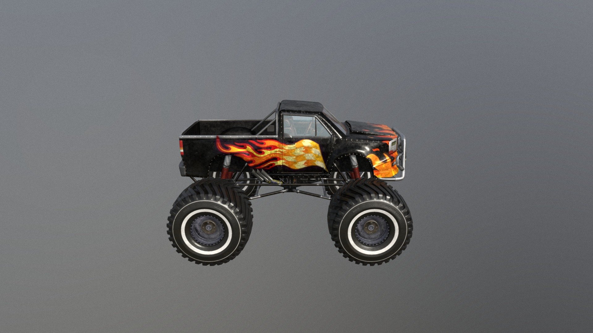 Monster Truck car, full rig, game ready model.
You can find all my model to the link below - Monster Truck - 3D model by naughtymonk 3d model