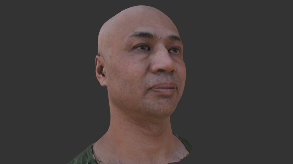 Photoscan of Patrick, minimal cleanup work and zremesher topology for a quick upload. PBR approximation through Substance Painter 3d model
