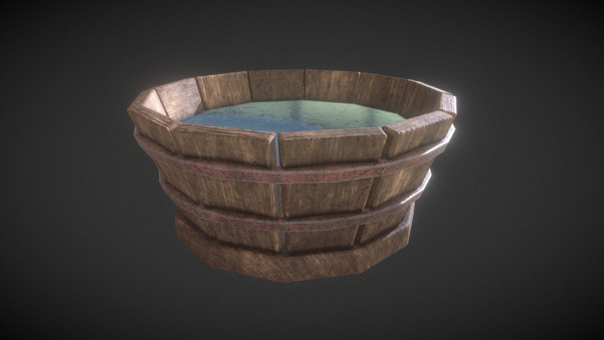 Free 3d model Barrel. Created in maya/ - Barrel - Download Free 3D model by Oleksandr Pelypenko (@ape.cgart) 3d model