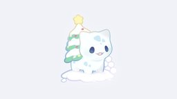 Festive Bulbasaur pokemon, snow, christmas, bulbasaur, snowy, holidays, christmas-tree, festive