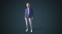 Facial & Body Animated Casual_F_0032 people, 3d-scan, photorealistic, rig, 3dscanning, woman, 3dpeople, iclone, reallusion, cc-character, rigged-character, facial-rig, facial-expressions, character, girl, game, scan, 3dscan, female, animation, animated, rigged, autorig, actorcore, accurig, noai