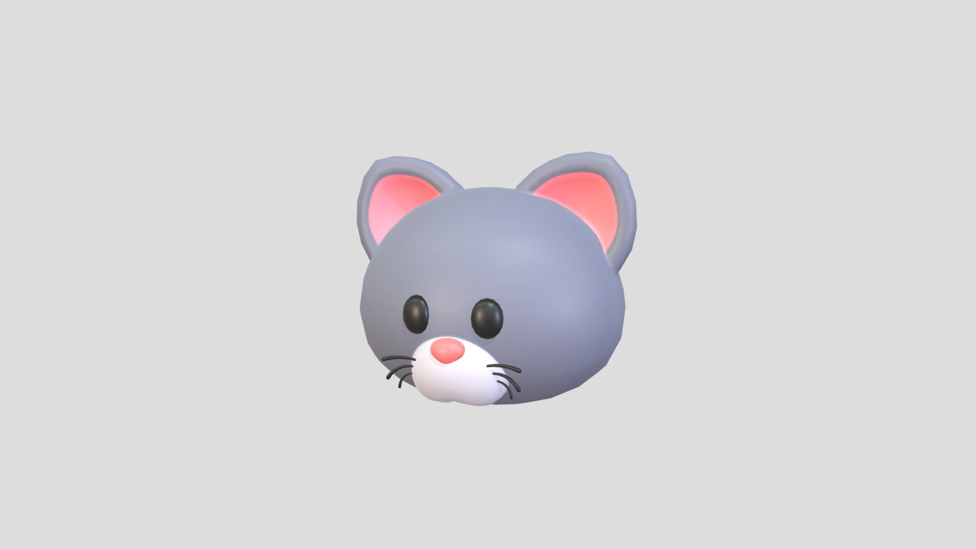 Cat Head 3d model.      
    


File Format      
 
- 3ds max 2021  
 
- FBX  
 
- OBJ  
    


Clean topology    

No Rig                          

Non-overlapping unwrapped UVs        
 


PNG texture               

2048x2048                


- Base Color                        

- Roughness                         



1,544 polygons                          

1,603 vertexs - Prop128 Cat Head - Buy Royalty Free 3D model by BaluCG 3d model