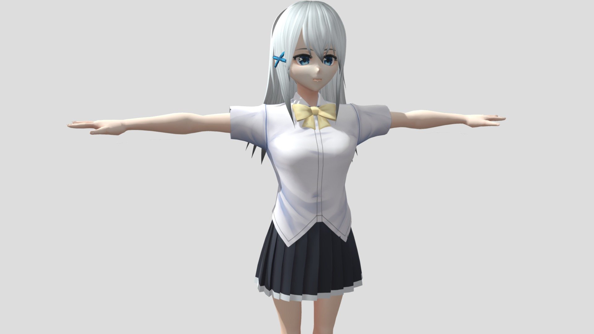 Model preview



This character model belongs to Japanese anime style, all models has been converted into fbx file using blender, users can add their favorite animations on mixamo website, then apply to unity versions above 2019



Character : Ona

Verts:19405

Tris:28244

Seventeen textures for the character



This package contains VRM files, which can make the character module more refined, please refer to the manual for details



▶Commercial use allowed

▶Forbid secondary sales



Welcome add my website to credit :

Sketchfab

Pixiv

VRoidHub
 - 【Anime Character / alex94i60】Ona (Short Sleeve) - Buy Royalty Free 3D model by 3D動漫風角色屋 / 3D Anime Character Store (@alex94i60) 3d model