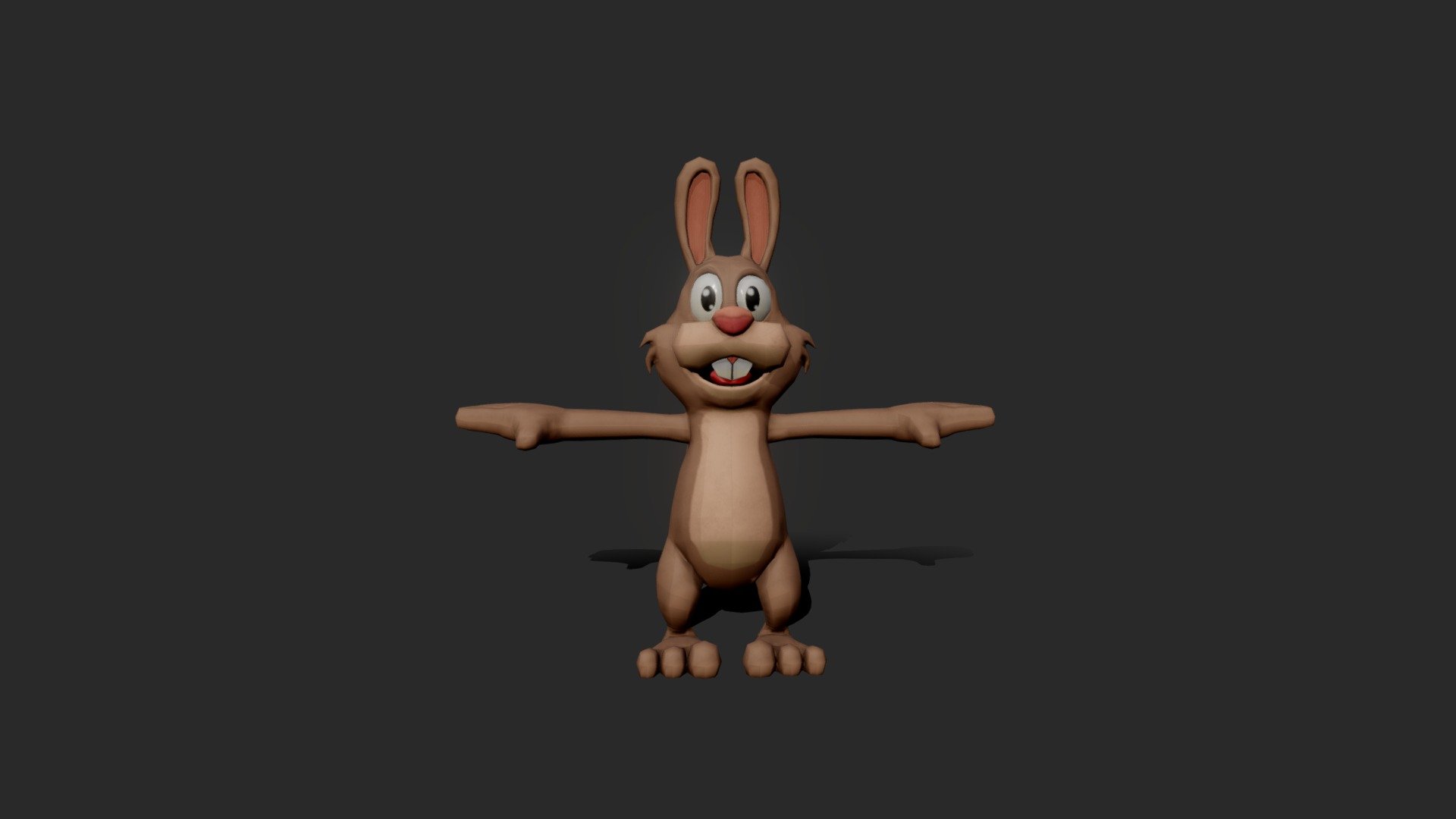 Rabbit 3d model ( Rigged ) 
  Available for Gaming / Animations / Printing - Rabbit - 3D model by kewag.swiss 3d model