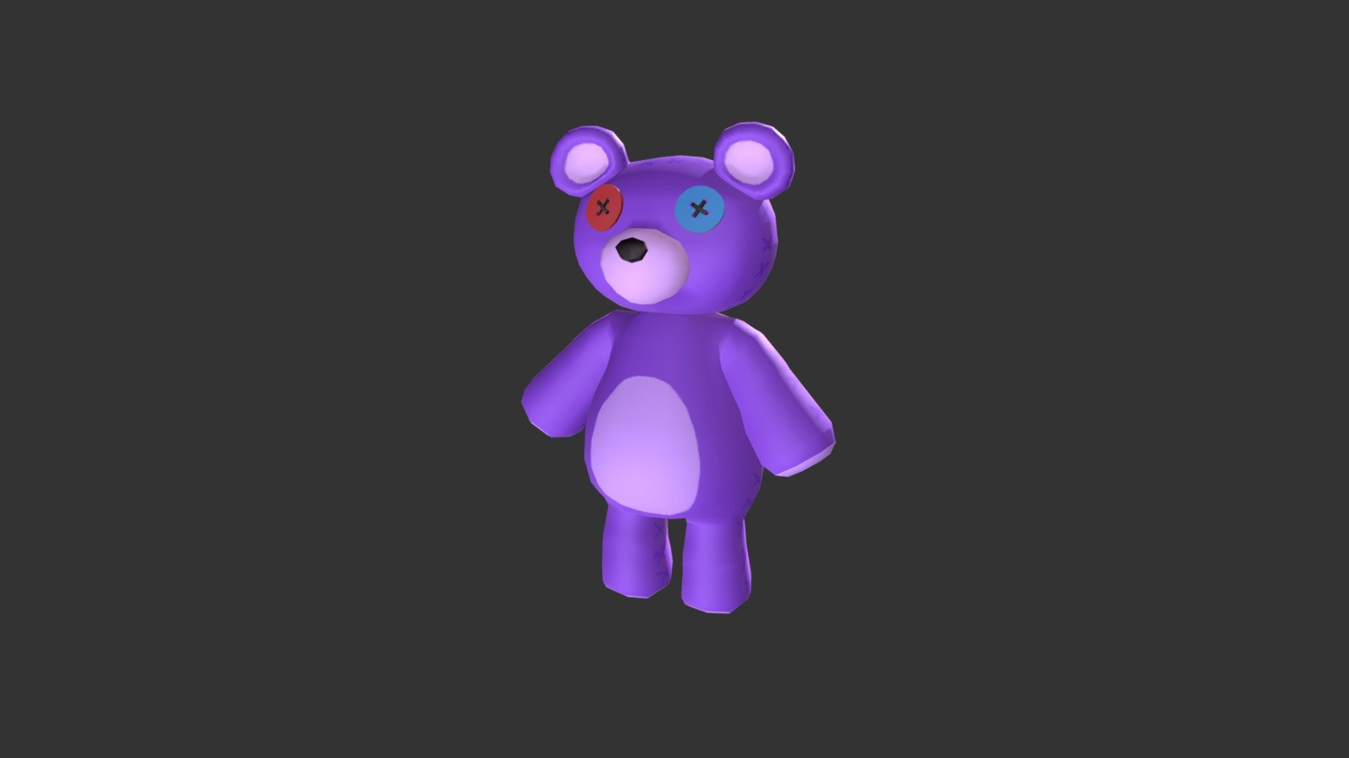 Idle animation for a normal teddy bear in a video game. I made the animation and co-created the model with ryemartinhttps://sketchfab.com/ryemartin 3d model