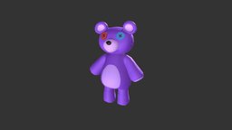 Teddy Idle Animation bear, toon, cute, teddy, toy, teddybear, plushie, plush, aniamtion, plsuh, game, creature, animation, animated