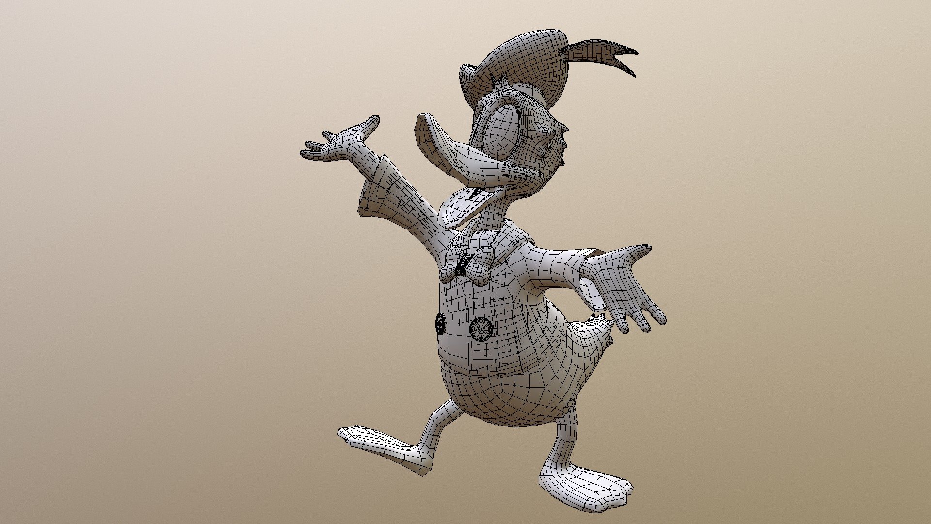 Donald Duck - Donald - 3D model by selim.naj 3d model