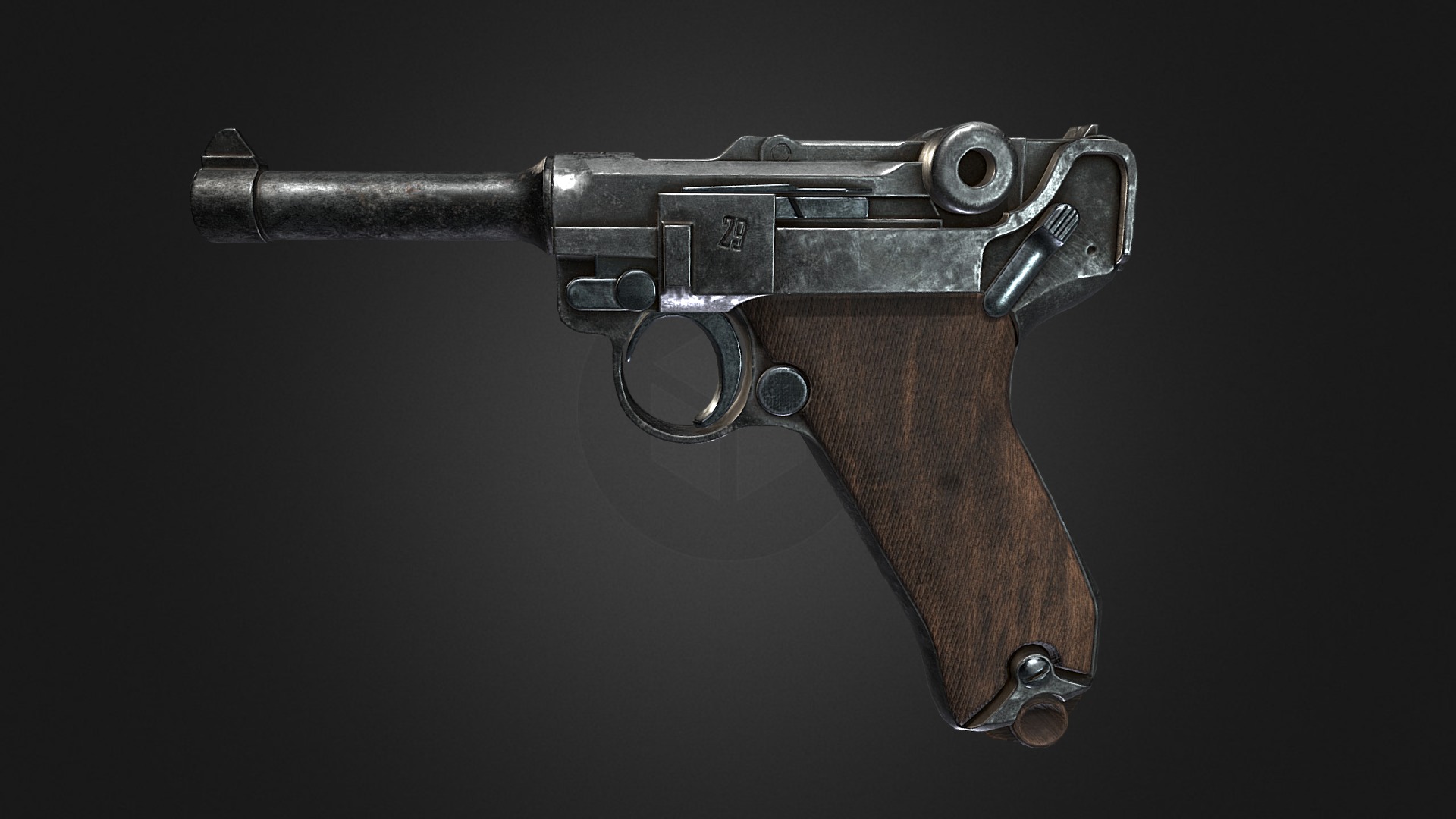 This gun was made for the final assignment for my  GAP (game asset pipeline) course at school 3d model