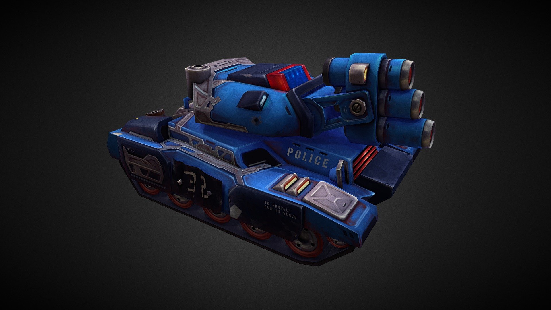 Tank 010 Skin 01 - 3D model by Vlad Ovoy (@mitrilsh9) 3d model