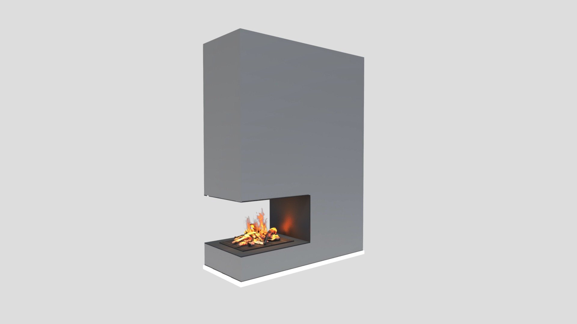 Fireplace - 3D model by Walhar Gohar (@walhargohar) 3d model