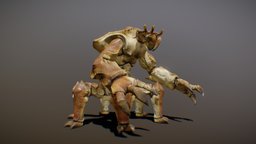 XENOKARCE ANIMATIONS insect, crab, giant, boss, enemy, scifi, monster, fantasy