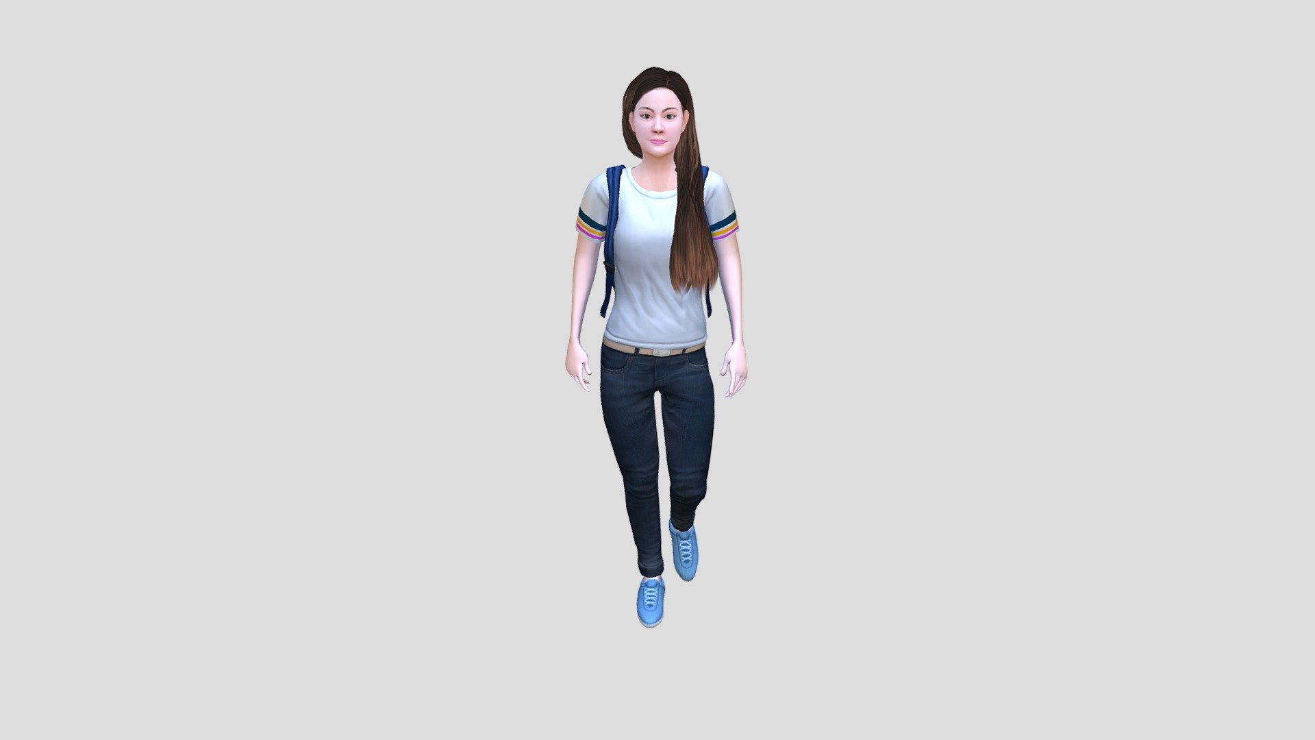 SSD2 KID GIRL 9 V3 - 3D model by Games2Win 3d model