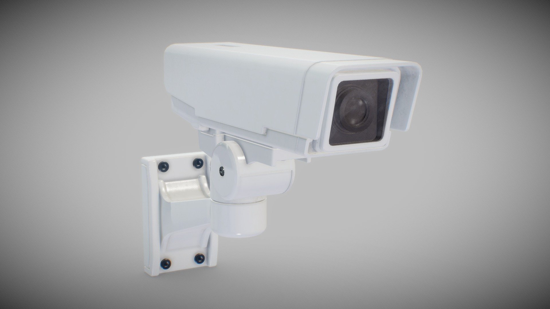 Security Camera

PBR Material
4k Size Textures
.tga format
3 Udim
PBR Texture (base color, Roughness, Ao, Normal map, Metalic)
*Opacity map included in the alpha channel of base color map.
high-Poly model
Production-Ready - film, game, and advertising.
Smooth version Ready

.obj   .fbx  .ma .blend files included
 tris and quad versions available

&mdash;Brand and logo are completely fictitious - No after royalties required ---- - Security Camera - Buy Royalty Free 3D model by FaceTheEdge 3d model