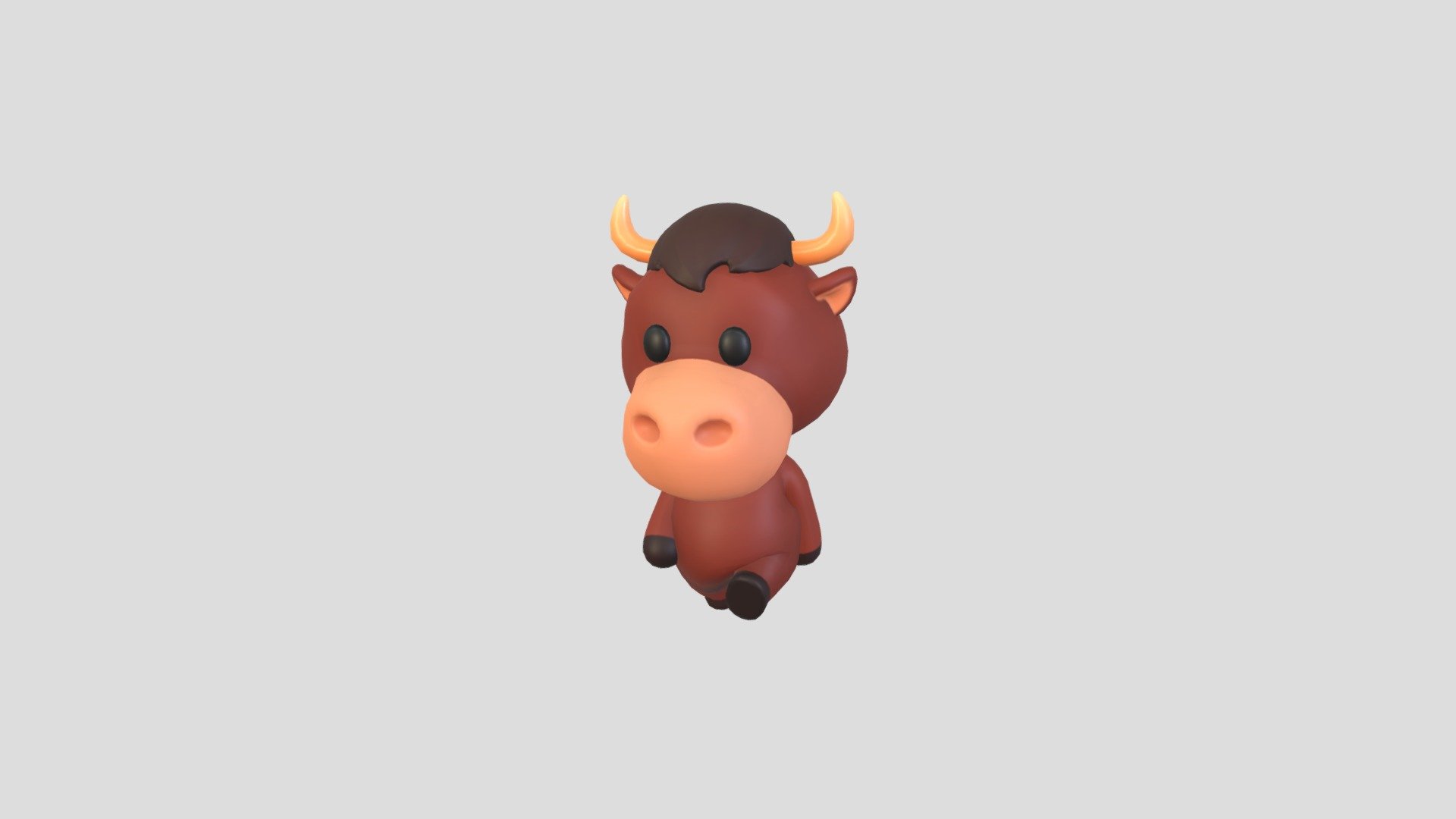 Rigged Bull Character 3d model.      
    


File Format      
 
- 3ds max 2022  
 
- FBX  
 
- OBJ  
    


Clean topology    

Rig with CAT in 3ds Max                          

Bone and Weight skin are in fbx file       

No Facial Rig    

No Animation    

Non-overlapping unwrapped UVs        
 


PNG texture               

2048x2048                


- Base Color                        

- Normal                            

- Roughness                         



3,307 polygons                          

3,309 vertexs                          
 - Character138 Rigged Bull - Buy Royalty Free 3D model by BaluCG 3d model